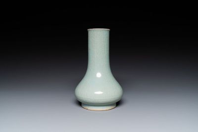 A Chinese Longquan celadon bottle vase, Song/Ming — photo 3