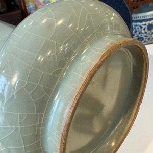 A Chinese Longquan celadon bottle vase, Song/Ming — photo 19