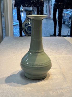 A Chinese Longquan celadon bottle vase, Song/Yuan — photo 1