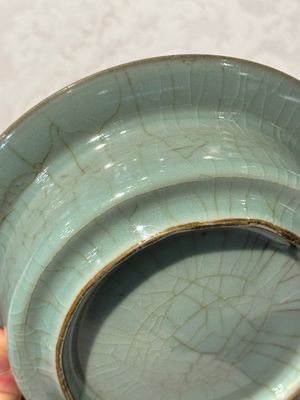 A Chinese Longquan celadon brush washer, Song or later — photo 11