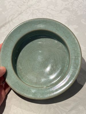 A Chinese Longquan celadon brush washer, Song or later — photo 12