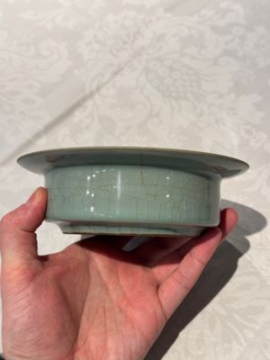 A Chinese Longquan celadon brush washer, Song or later — photo 3