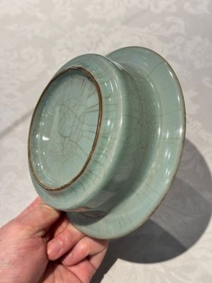 A Chinese Longquan celadon brush washer, Song or later — photo 7