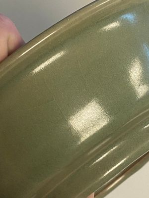 A Chinese Longquan celadon brush washer with anhua fish design, Yuan/Ming — 照片 4