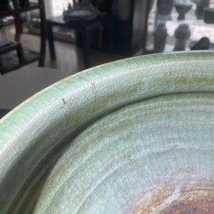A Chinese Longquan celadon censer with wooden cover and soapstone Buddha finial, Ming — photo 26