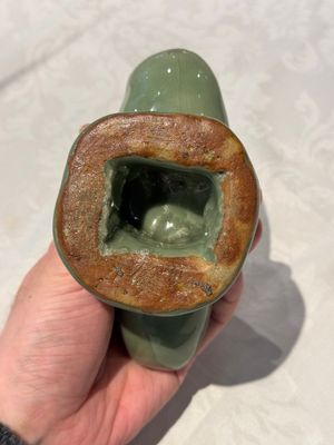 A Chinese Longquan celadon duck-form censer, Ming — photo 13