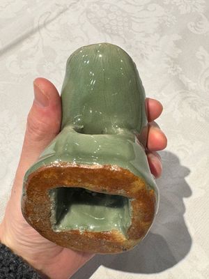 A Chinese Longquan celadon duck-form censer, Ming — photo 14