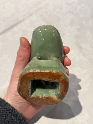 A Chinese Longquan celadon duck-form censer, Ming — photo 15
