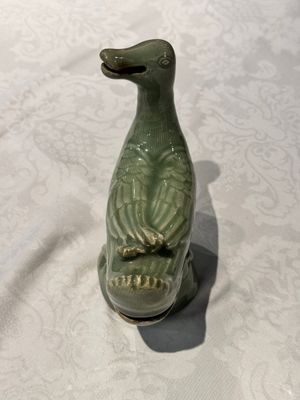 A Chinese Longquan celadon duck-form censer, Ming — photo 2