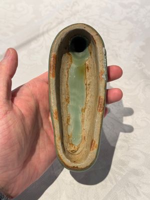 A Chinese Longquan celadon duck-form censer, Ming — photo 5
