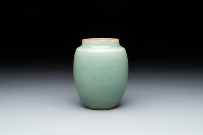 A Chinese Longquan celadon jar, Song