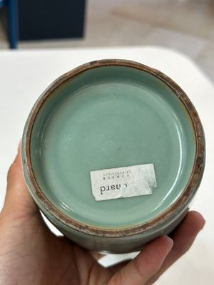 A Chinese Longquan celadon 'kinuta' vase, Song/Yuan — photo 12