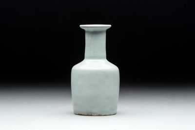 A Chinese Longquan celadon mallet-shaped vase, probably Southern Song