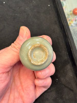 A Chinese Longquan celadon miniature 'Touhu' vase, Yuan/Ming — photo 6