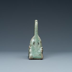 A Chinese Longquan celadon table screen with joss stick holders, Ming — photo 4