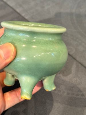 A Chinese Longquan celadon tripod censer, Song — photo 17