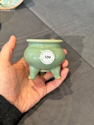 A Chinese Longquan celadon tripod censer, Song — photo 7