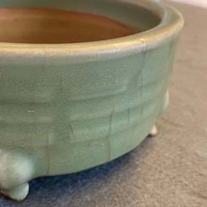 A Chinese Longquan celadon tripod censer with trigrams, Ming — photo 17