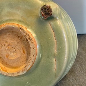 A Chinese Longquan celadon tripod censer with trigrams, Ming — photo 24