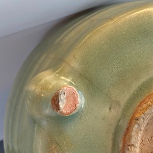 A Chinese Longquan celadon tripod censer with trigrams, Ming — photo 26