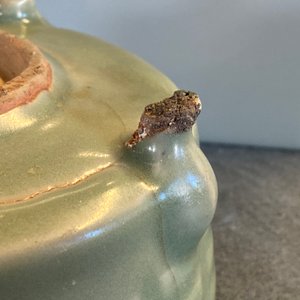 A Chinese Longquan celadon tripod censer with trigrams, Ming — photo 27