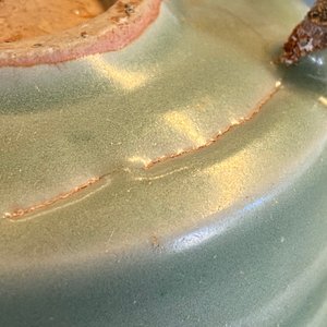 A Chinese Longquan celadon tripod censer with trigrams, Ming — photo 28