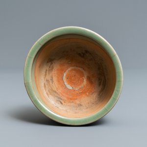 A Chinese Longquan celadon tripod censer with trigrams, Ming — photo 6