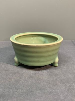 A Chinese Longquan celadon tripod 'trigrams' censer, Song — photo 1