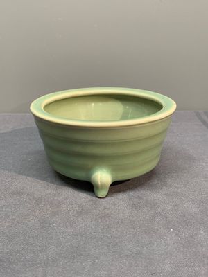 A Chinese Longquan celadon tripod 'trigrams' censer, Song — photo 3