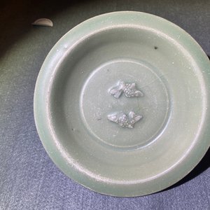 A Chinese Longquan celadon 'twin fish' dish, Song — photo 5