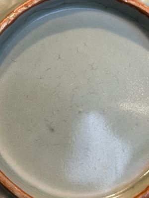 A Chinese Longquan celadon 'twin fish' plate, Yuan/Ming — photo 9