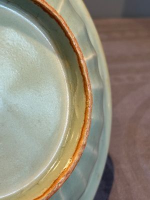 A Chinese Longquan celadon 'twin fish' plate, Yuan/Ming — photo 10