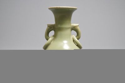 A Chinese Longquan celadon vase, Ming