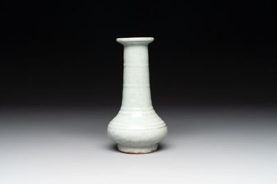 A Chinese Longquan celadon vase, possibly Yuan/Ming