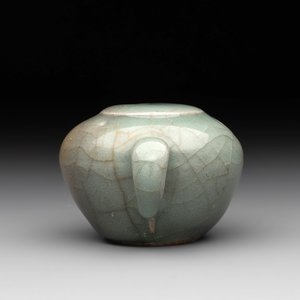 A Chinese Longquan celadon water dropper, Song — photo 3