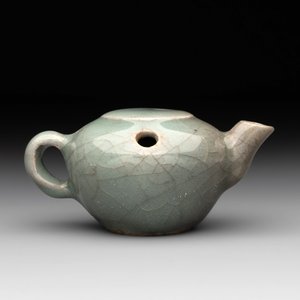 A Chinese Longquan celadon water dropper, Song — photo 4