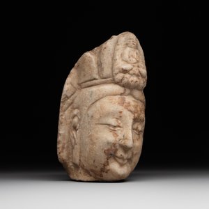 A Chinese marble head of Guanyin, Tang — foto 6