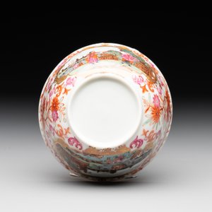 A Chinese Meissen-style export porcelain 'Peter the Great' cup and saucer, Qianlong — photo 9
