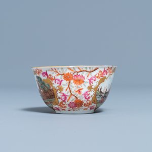 A Chinese Meissen-style export porcelain 'Peter the Great' cup and saucer, Qianlong — 照片 7