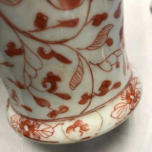 A Chinese 'milk and blood' five-piece garniture with phoenixes, Kangxi — 照片 21