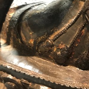 A Chinese Ming-style bronze model of Buddha, Qianlong — 照片 14
