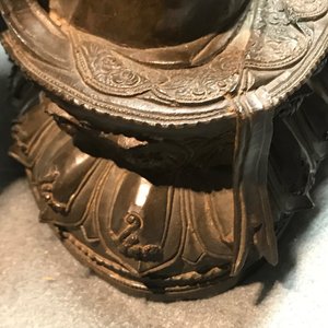A Chinese Ming-style bronze model of Buddha, Qianlong — 照片 19
