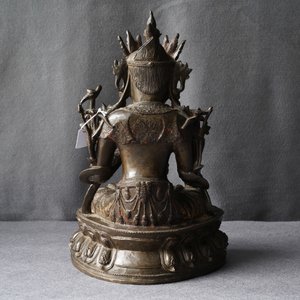 A Chinese Ming-style bronze model of Buddha, Qianlong — 照片 27