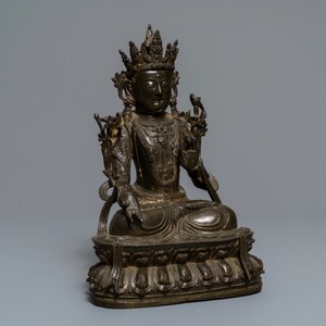 A Chinese Ming-style bronze model of Buddha, Qianlong — 照片 7
