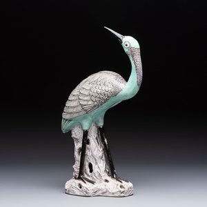 A Chinese model of a crane, 20th C. — photo 1