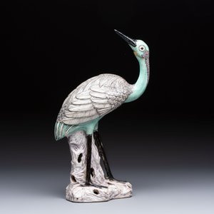 A Chinese model of a crane, 20th C. — photo 2