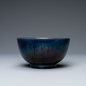 A Chinese monochrome aubergine-glazed bowl, Wanli mark, 19th C. — photo 4