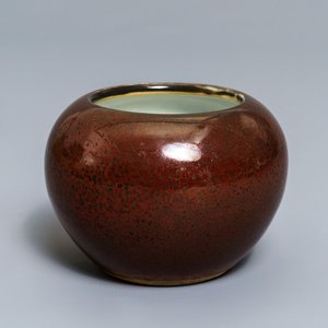 A Chinese monochrome brush washer, Guangxu mark, 19/20th C. — 照片 1