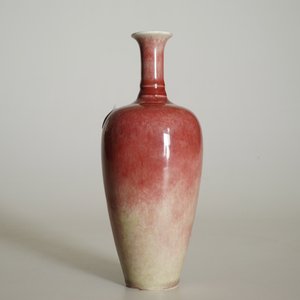 A Chinese monochrome copper-red vase, Kangxi mark, 19/20th C. — 照片 8