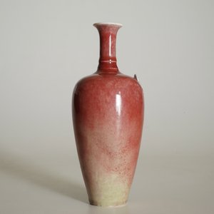 A Chinese monochrome copper-red vase, Kangxi mark, 19/20th C. — 照片 10